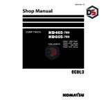 HD 465-7E0 دامپ تراک کوماتسو SHOP MANUAL