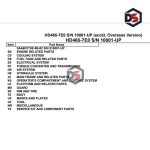 KOMATSU PART BOOK HD465
