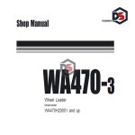 SHOPMANUAL کوماتسو WA470-3H
